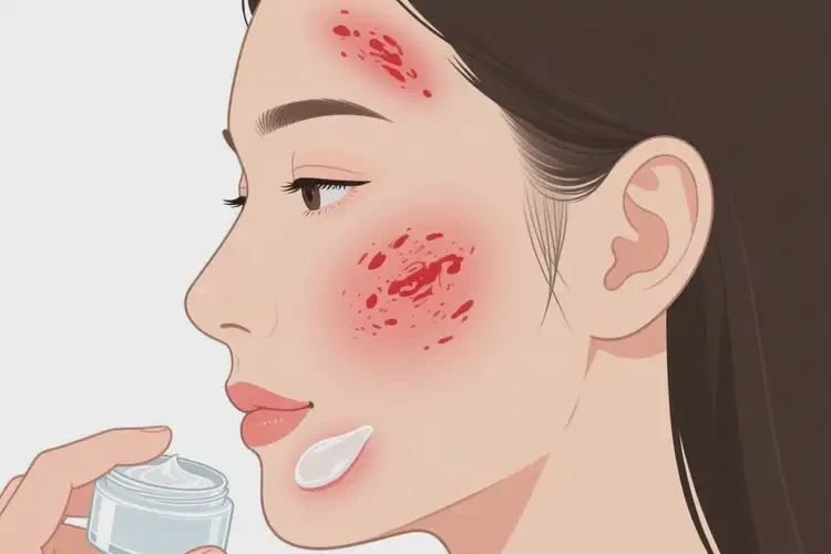 女人臉上經常長濕疹能夠徹底治愈嗎(圖4)