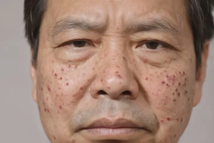 男性脸上偶尔起湿疹不管它会自己自愈吗(图4)