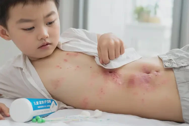 孩子肚子上經(jīng)常起濕疹能徹底自愈嗎(圖4)