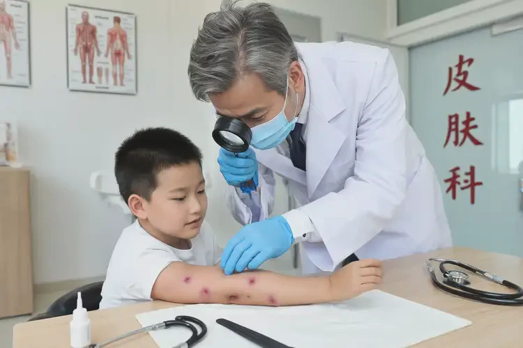 孩子手臂上偶爾長濕疹不管它會(huì)自己痊愈嗎(圖3)