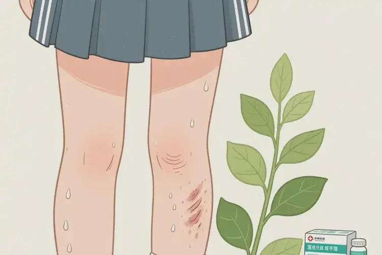 中學(xué)生大腿上出現(xiàn)濕疹能徹底自愈嗎(圖3)