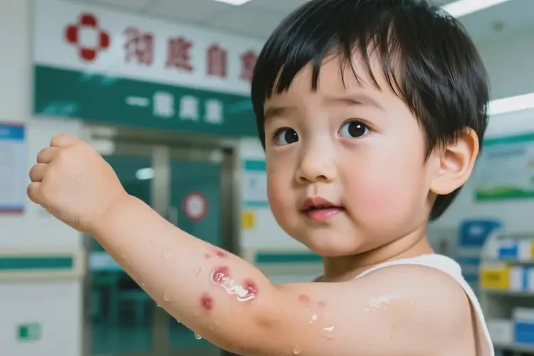 少兒手臂上出濕疹能徹底自愈嗎(圖3)