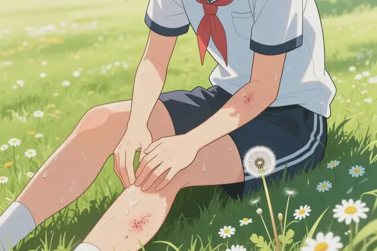 中學(xué)生四肢出現(xiàn)濕疹可以徹底自愈嗎(圖1)