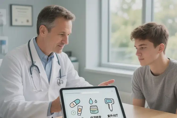 青年人四肢長濕疹能夠徹底治愈嗎(圖3)