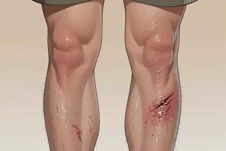 男性小腿容易長(zhǎng)濕疹能靠自己自愈嗎(圖2)