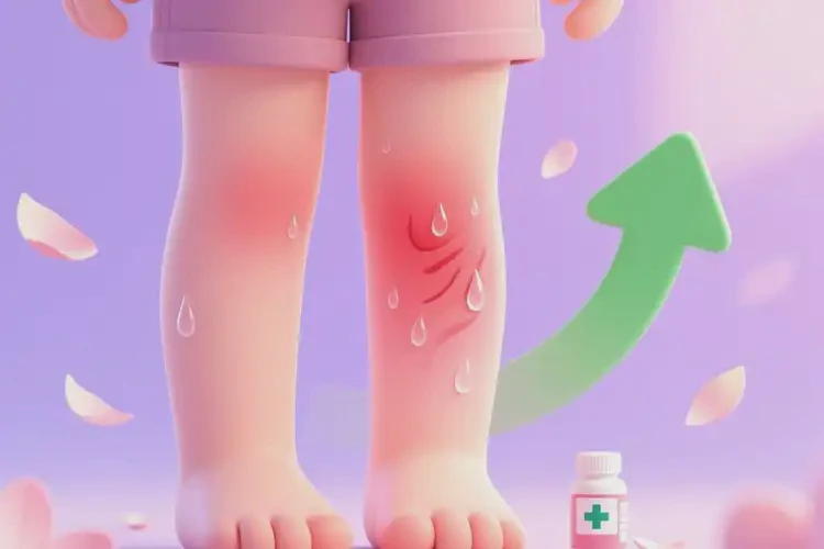 兒童大腿起濕疹能靠自己自愈嗎(圖1)