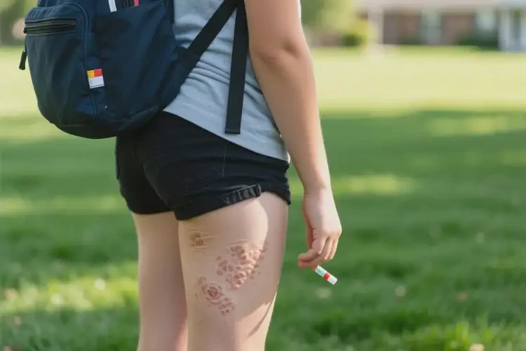 中學生屁股上有濕疹不管它會自己自愈嗎(圖3)