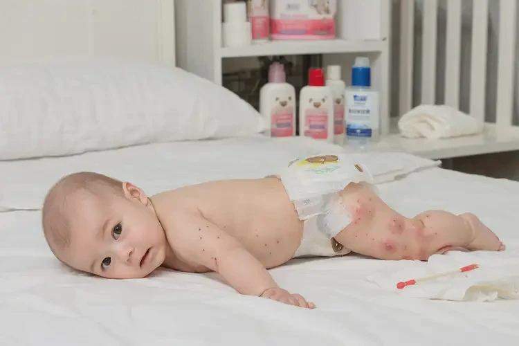 孩子屁股上容易起濕疹能徹底自愈嗎(圖3)