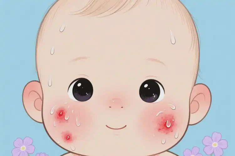 婴幼儿面部有湿疹可以彻底自愈吗(图2)