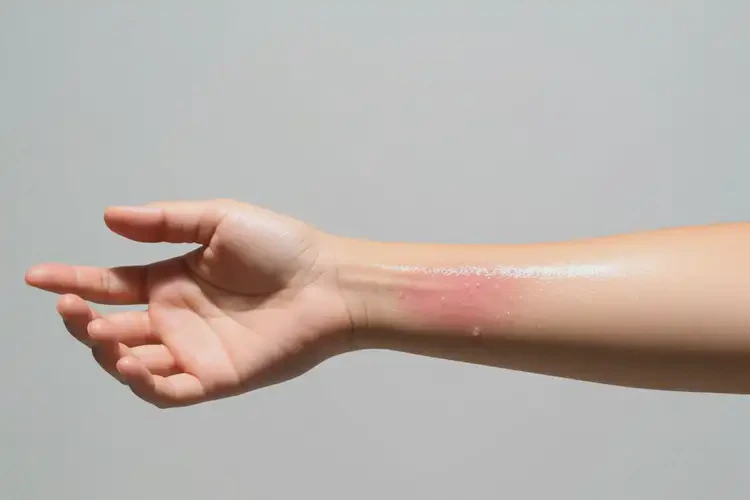 女性手臂上偶爾長濕疹不管它會自己自愈嗎(圖2)