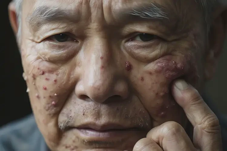 老年人全身有濕疹不管它會(huì)自己好嗎(圖4)