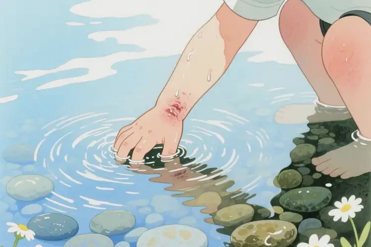 孩子手上出湿疹可以彻底自愈吗(图1)