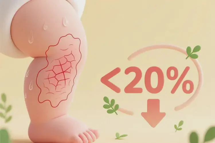 新生兒大腿經(jīng)常起濕疹能靠自己自愈嗎(圖1)