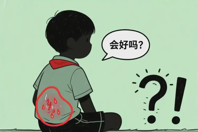 小學(xué)生肛周出現(xiàn)濕疹不管它會自己自愈嗎(圖2)