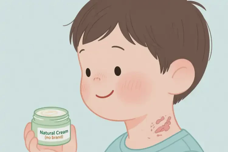 孩子脖子上長(zhǎng)濕疹能徹底自愈嗎(圖2)