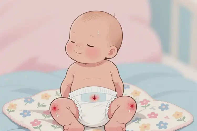 新生儿肛周偶尔长湿疹能靠自己自愈吗(图2)