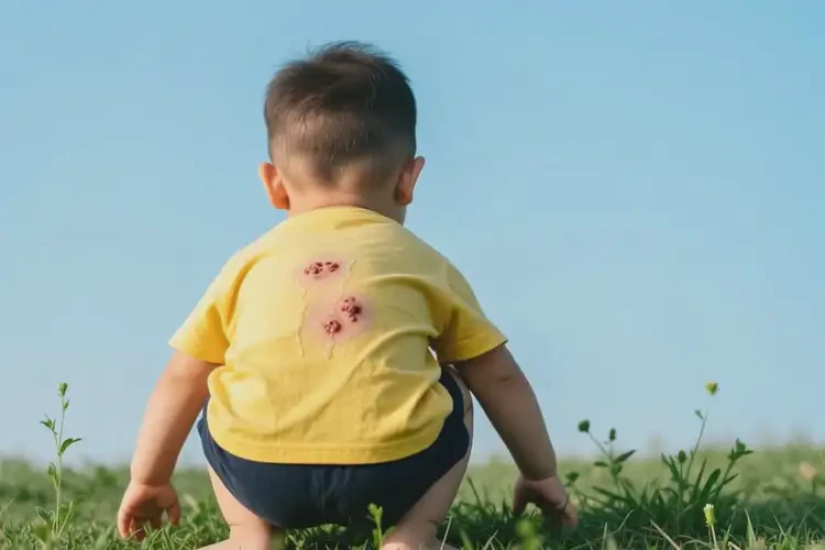 小孩全身偶尔起湿疹不管它会自己自愈吗(图1)