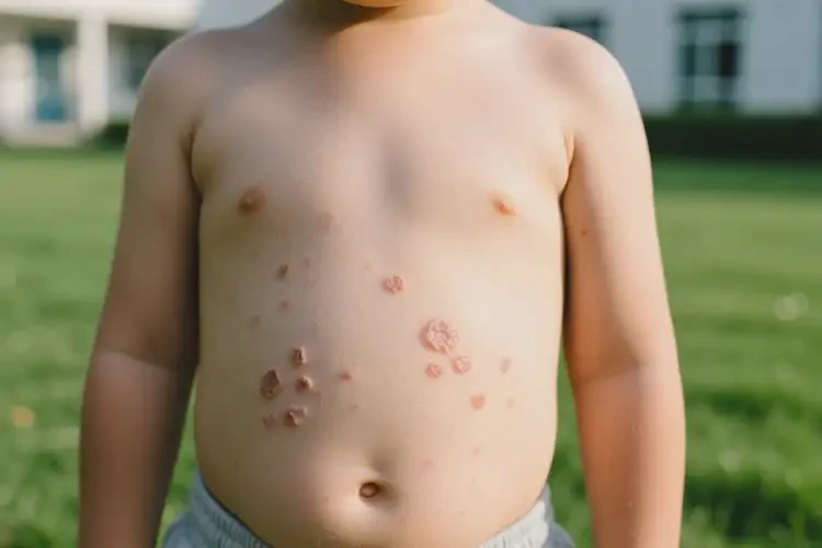 小孩肚子偶爾起濕疹能靠自己自愈嗎(圖3)