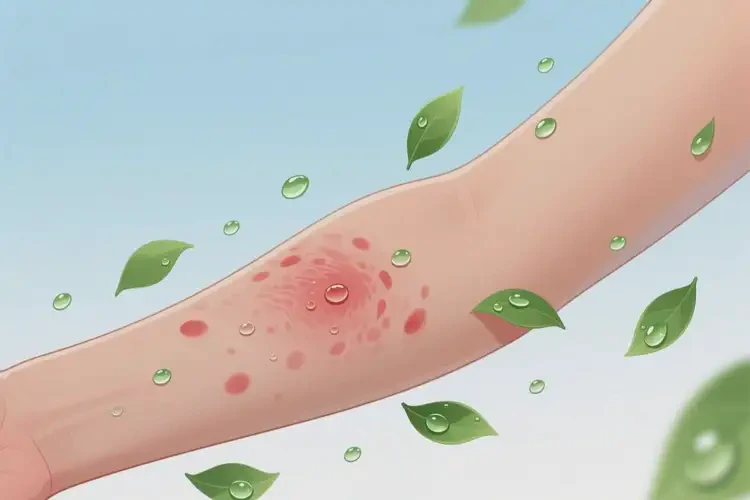 女生手臂上容易長濕疹不管它會(huì)自己自愈嗎(圖2)