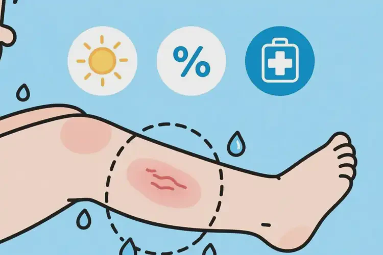 少兒大腿出現(xiàn)濕疹能徹底自愈嗎(圖2)