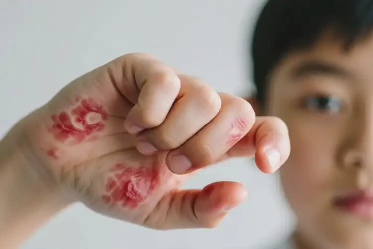 青年人手上出现湿疹不管它会自己好吗(图4)