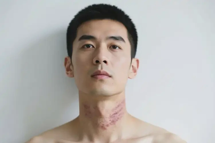 男人脖子容易起濕疹可以徹底自愈嗎(圖1)