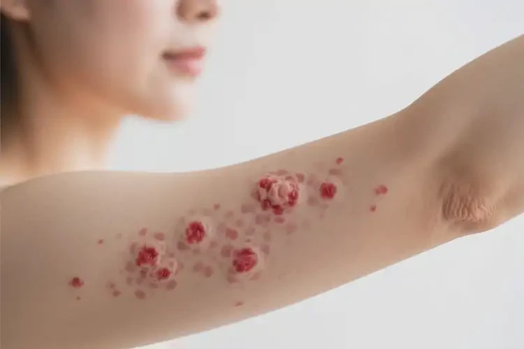 女性身上出濕疹不管它會自己痊愈嗎(圖4)