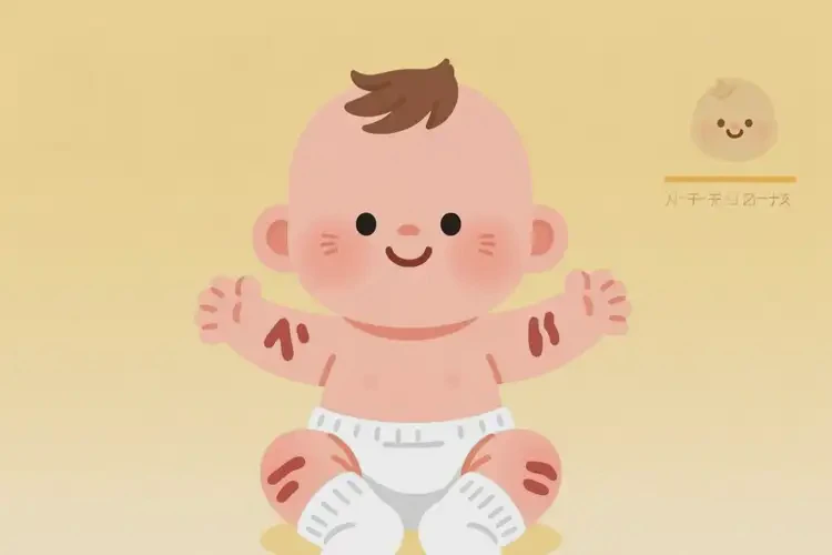 幼兒四肢長濕疹不管它會(huì)自己自愈嗎(圖1)