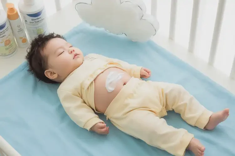 宝宝肚子上偶尔起湿疹不管它会自己好吗(图3)