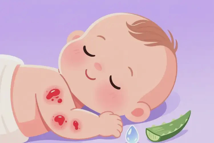 新生儿手臂有湿疹能靠自己自愈吗(图1)