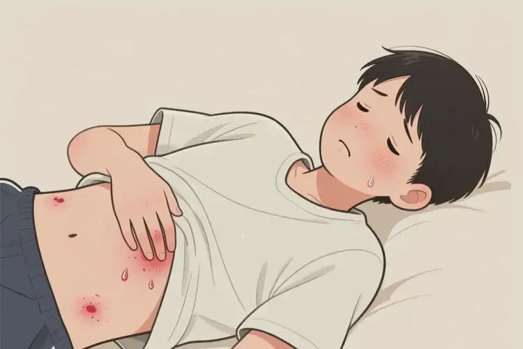 中學(xué)生肚子經(jīng)常長濕疹不管它會(huì)自己好嗎(圖4)