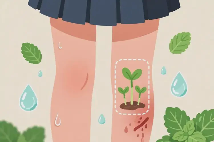 大學(xué)生小腿上容易長濕疹可以徹底自愈嗎(圖3)