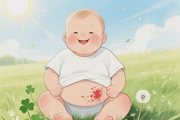 兒童肚子上容易長濕疹不管它會(huì)自己痊愈嗎(圖4)