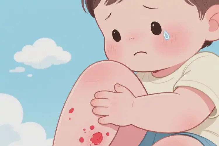 幼兒小腿長(zhǎng)濕疹可以徹底自愈嗎(圖2)