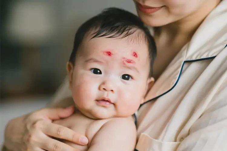 寶寶全身起濕疹可不可以徹底自愈(圖1)