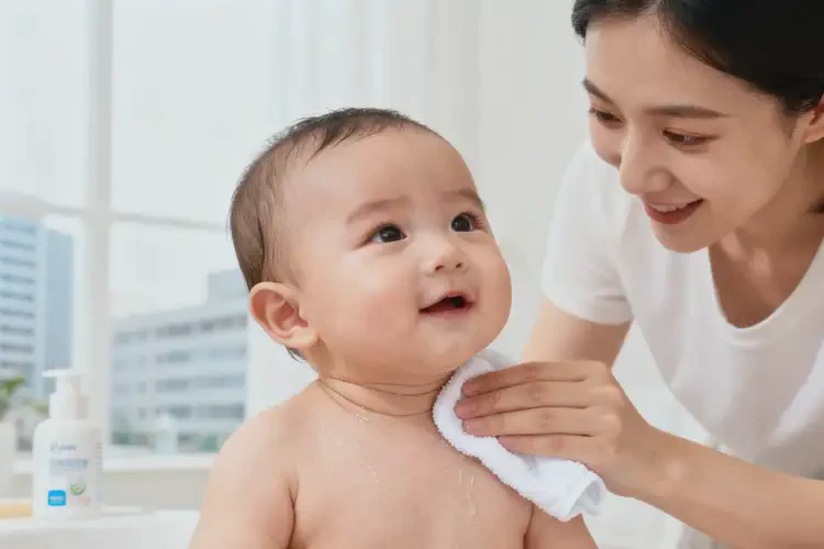 婴儿脖子上容易起湿疹不管它会自己自愈吗(图1)