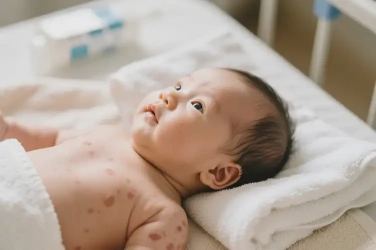 嬰兒脖子出現(xiàn)濕疹能徹底自愈嗎(圖3)