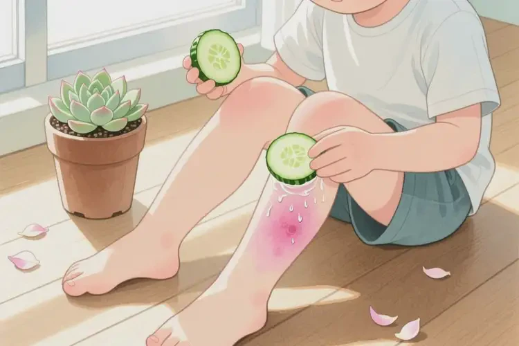 孩子小腿上出濕疹可以徹底自愈嗎(圖1)