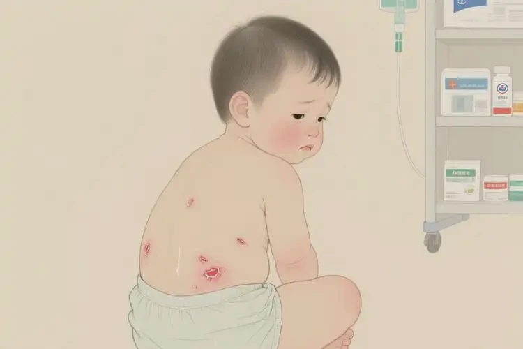 小孩屁股上经常长湿疹不管它会自己自愈吗(图2)