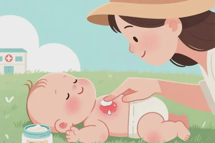 新生兒脖子上出濕疹能夠徹底治愈嗎(圖2)