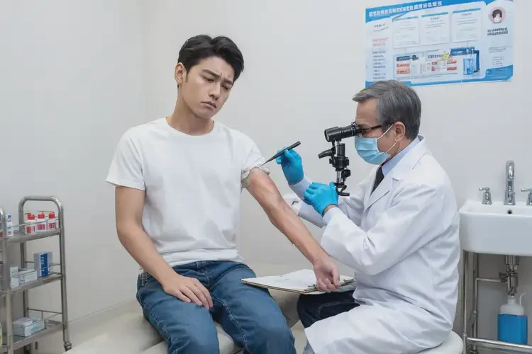 男生面部偶爾起濕疹可以徹底自愈嗎(圖1)