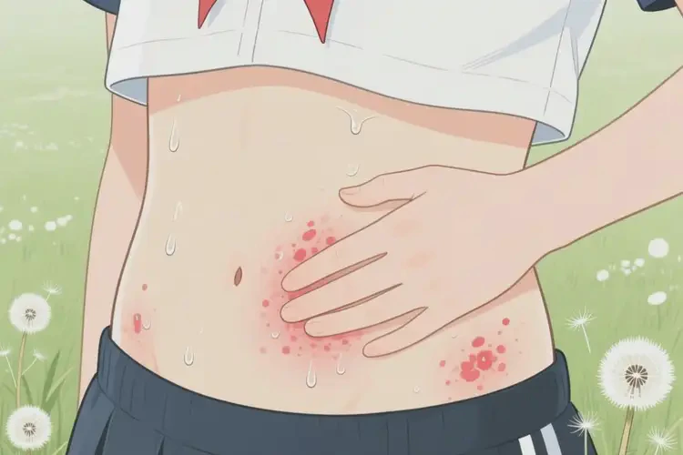 中學生肚子出濕疹能徹底自愈嗎(圖3)