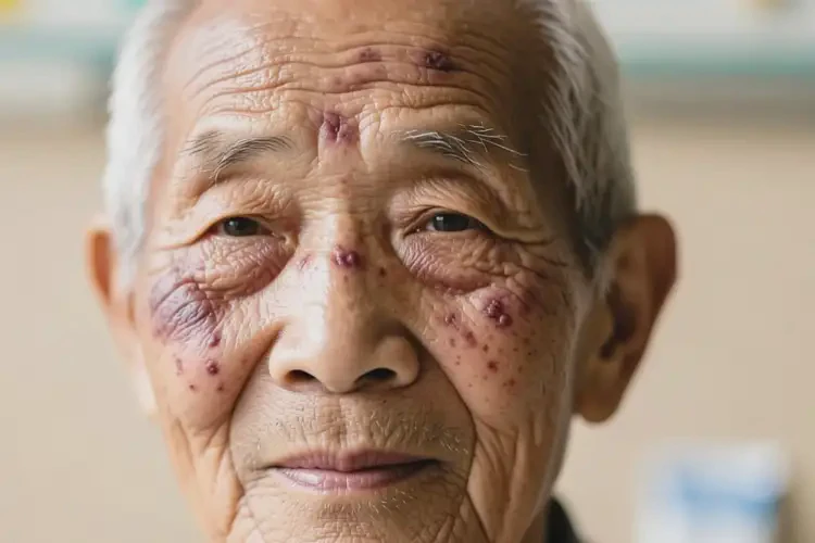 高齡老人面部容易長濕疹不管它會(huì)自己痊愈嗎(圖4)