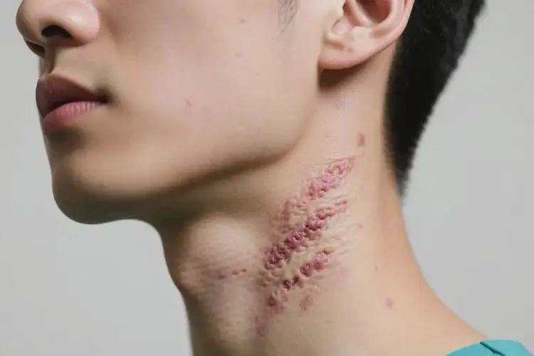 青年人脖子經(jīng)常起濕疹不管它會自己痊愈嗎(圖1)