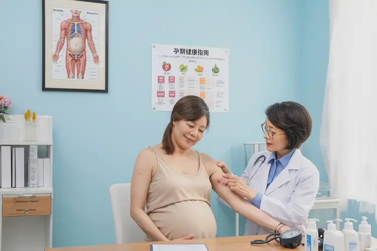 孕妇手臂上偶尔起湿疹不管它会自己好吗(图1)