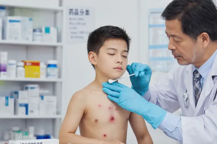 幼儿脖子上偶尔起湿疹能够彻底治愈吗(图3)