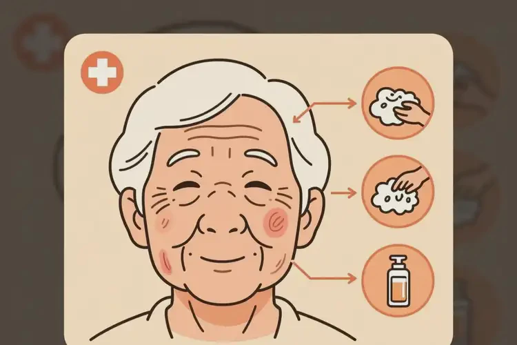 老人面部偶爾起濕疹能夠徹底治愈嗎(圖3)