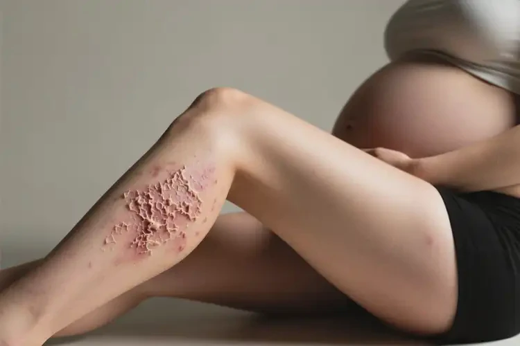 孕婦小腿上出現(xiàn)濕疹不管它會(huì)自己好嗎(圖3)