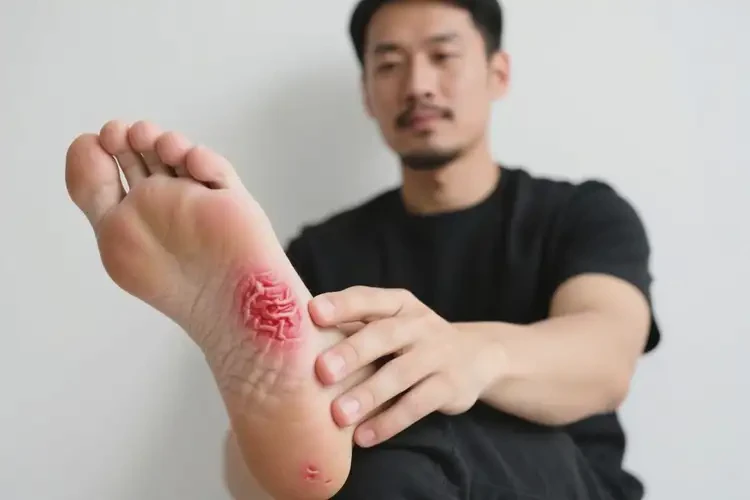 男人腳上經(jīng)常起濕疹能徹底自愈嗎(圖1)