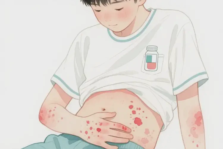 青少年肚子上長(zhǎng)濕疹能夠徹底治愈嗎(圖1)
